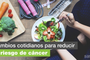 Prevenir cáncer con cambios en estilo de vida y dieta